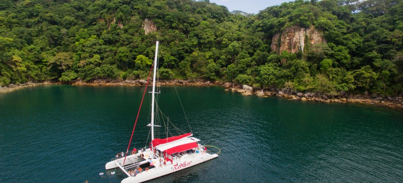 Taboga Island Day Tour on Catamaran Red Cat