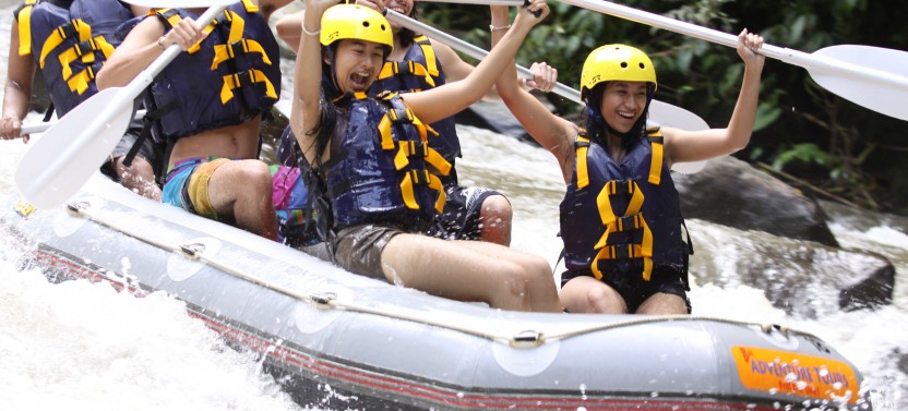 Private Full Day Ayung River White Water Rafting with Ubud Tour