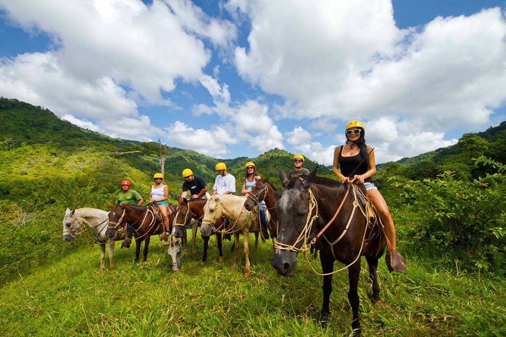 Private Tour Zipline Canopy & Horseback Riding Combo San Jose