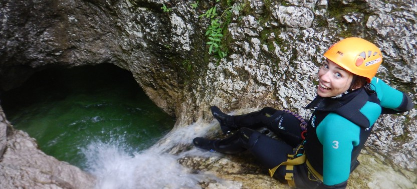 Canyoning in Susec Gorge Small Group Tour from Bovec