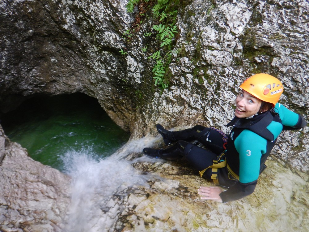 Canyoning in Susec Gorge Small Group Tour from Bovec