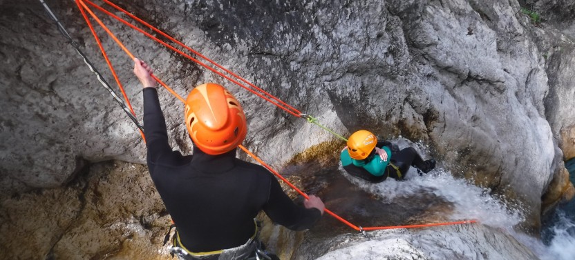 Canyoning in Susec Gorge Small Group Tour from Bovec