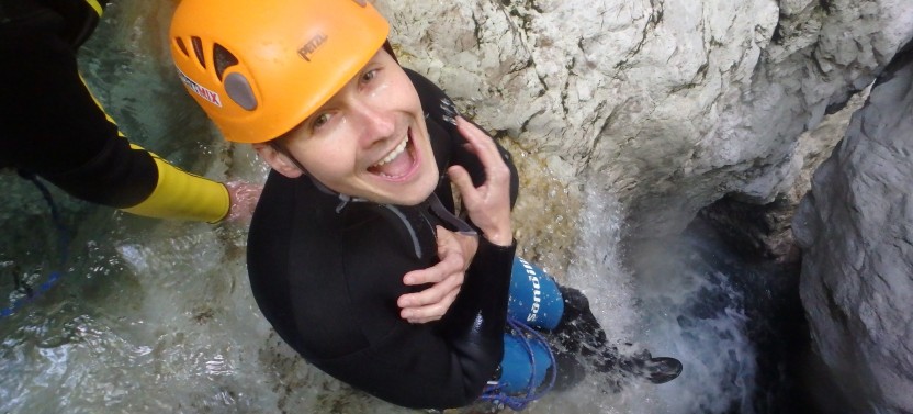 Canyoning in Susec Gorge Small Group Tour from Bovec