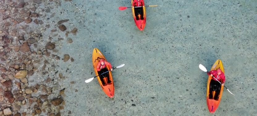 Guided Sit-On-Top Kayak Small Group Trip on Soca River