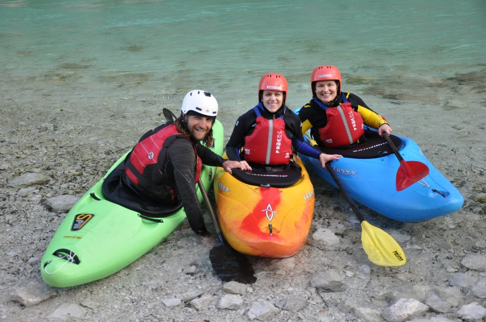 Whitewater Kayak Course On Soca River Bovec Project Expedition