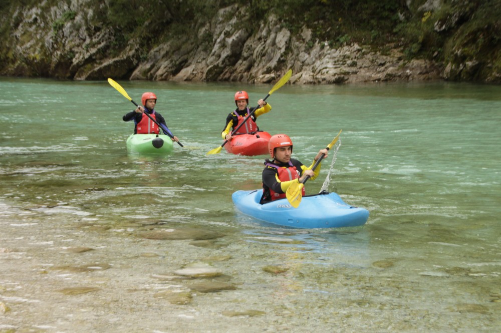 Whitewater Kayak Course On Soca River Bovec Project Expedition
