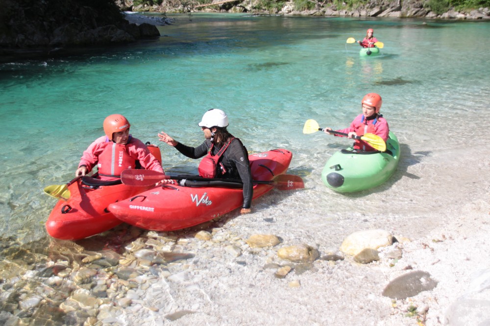 Whitewater Kayak Course On Soca River Bovec Project Expedition