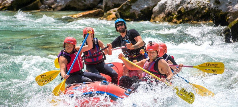 Whitewater Rafting On Soca River
