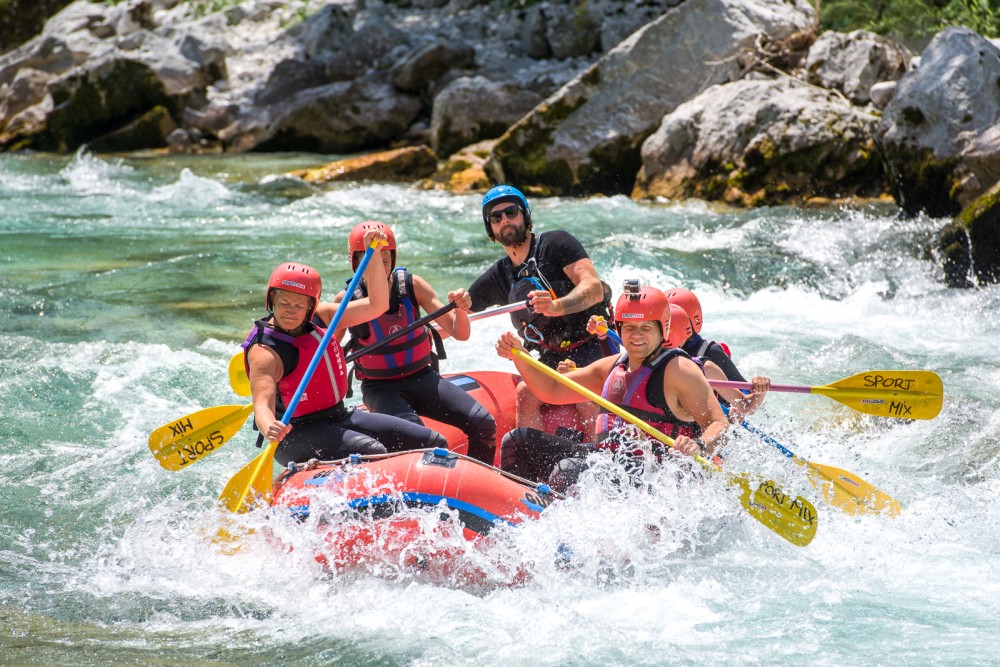 Whitewater Rafting On Soca River