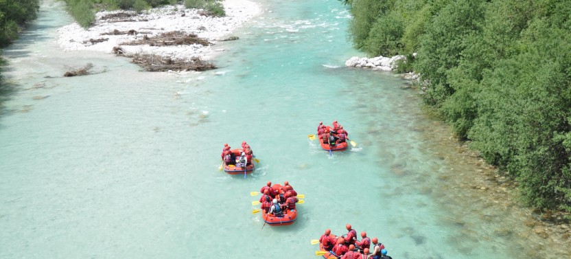 Whitewater Rafting On Soca River
