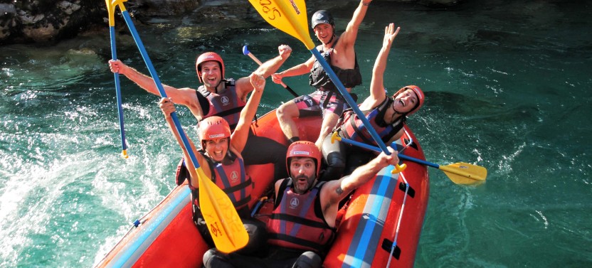 Whitewater Rafting On Soca River