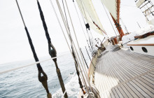 Shared Sunset Sail on When and If Schooner