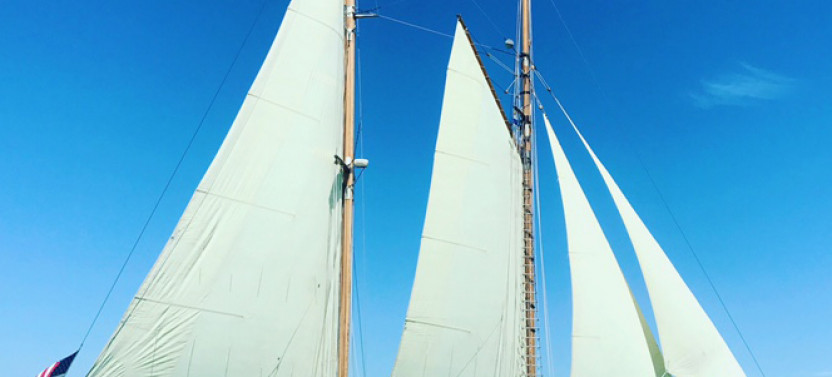 Shared Sunset Sail on When and If Schooner