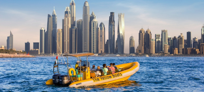 60 Minute - Yellow Boat Marina Cruise from Dubai