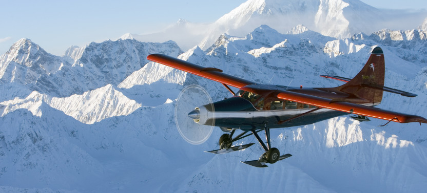 1-Hour Small Group Flightseeing on the Winter Explorer