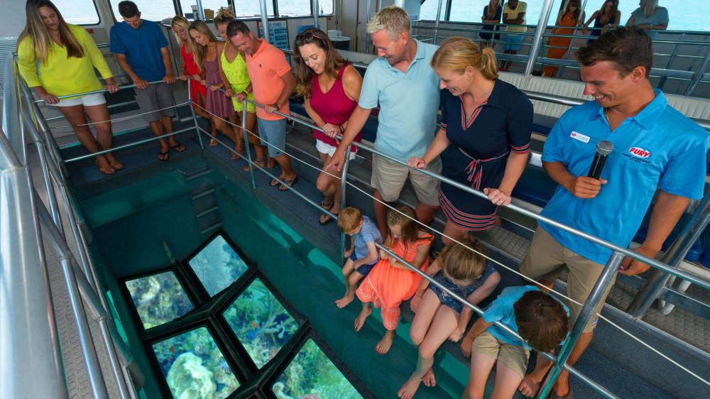 glass bottom boat eco tour