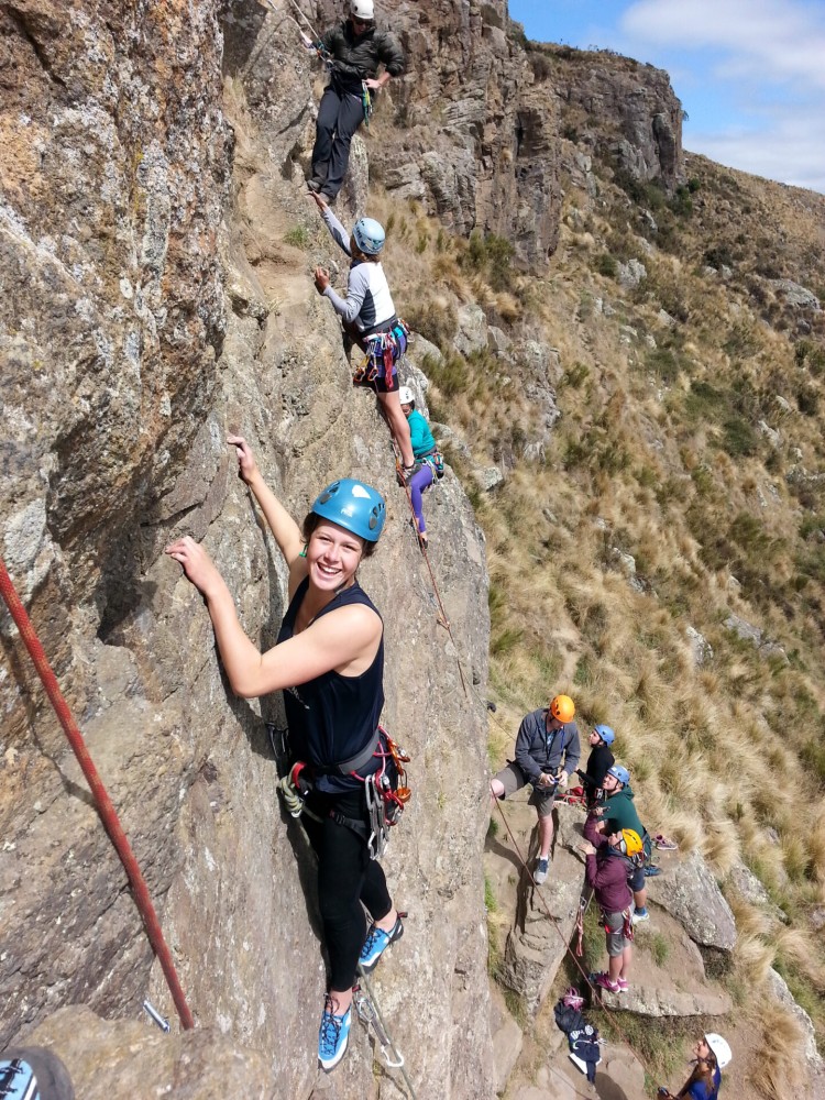 Rock Climbing on the Port Hills from Christchurch Christchurch