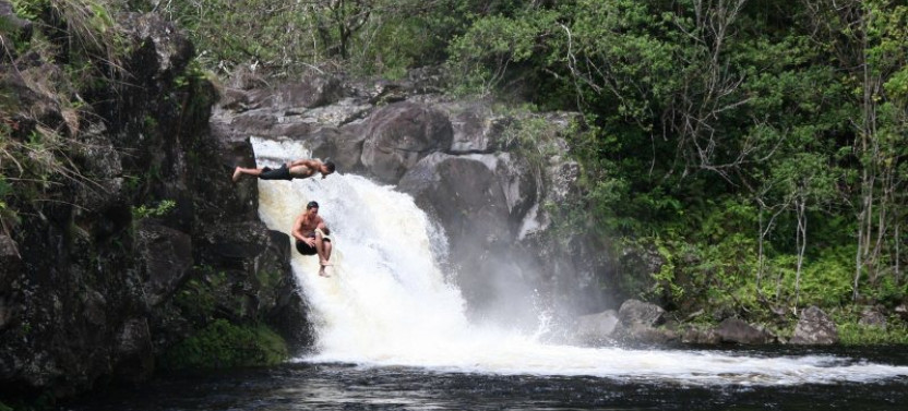 Umauma Ziplining N Dip with Kayaking Combo