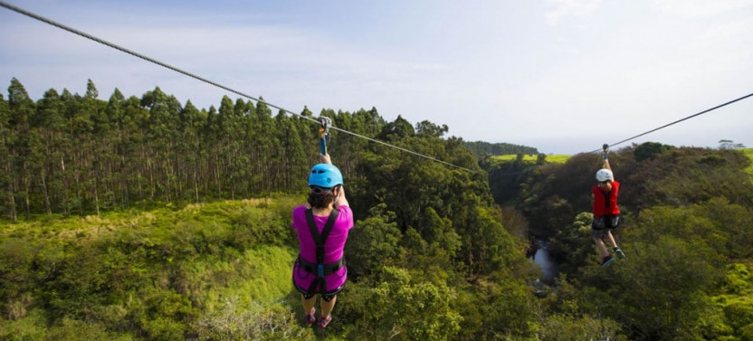 Umauma Falls 9-Line Zipline Tour