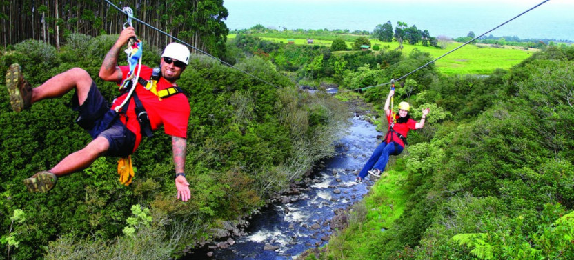 Umauma Falls 9-Line Zipline Tour