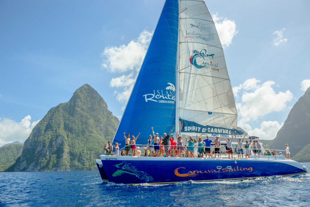 west coast catamaran cruise castries