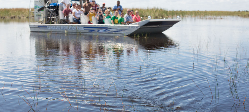 40-Minute Everglades Airboat Tour plus Wildlife Exhibits