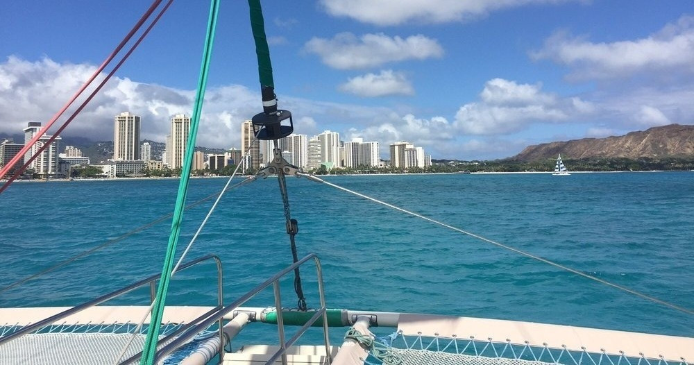 Afternoon Delite Catamaran Sail with Mai Tai