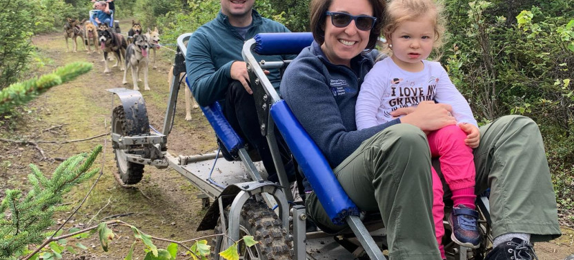 Summer Dog Sled Ride