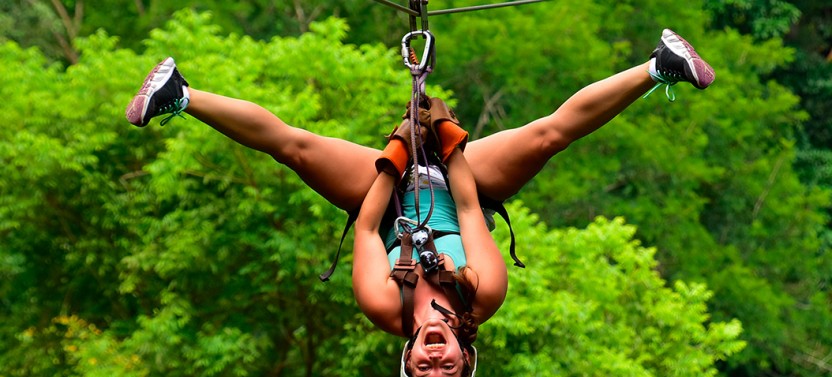 Shore Excursion: Horseback Riding + Zipline + Lunch From Caldera