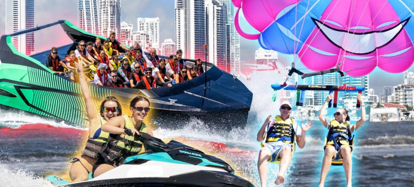 Small Group: Parasailing, Jet boat and 1 Hour Jet Ski Tour