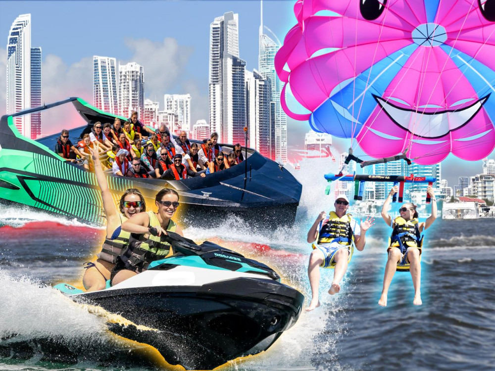 Small Group Parasailing, Jet boat, and Jet Ski Tour