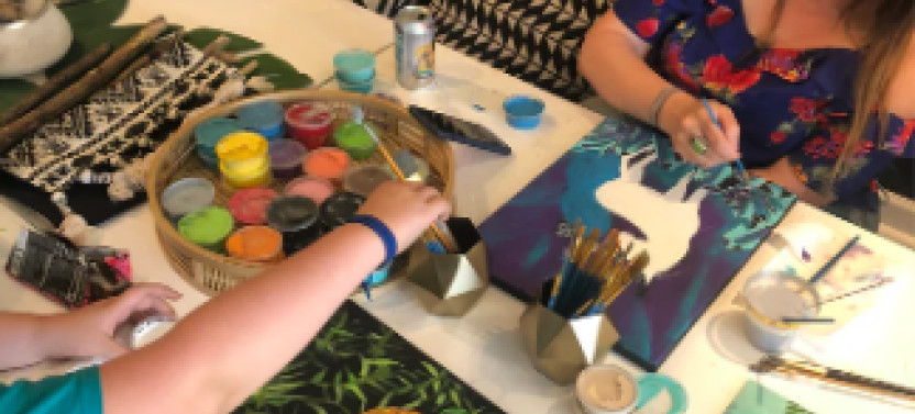 Palette & Pour: A Wine Tasting and Painting Affair