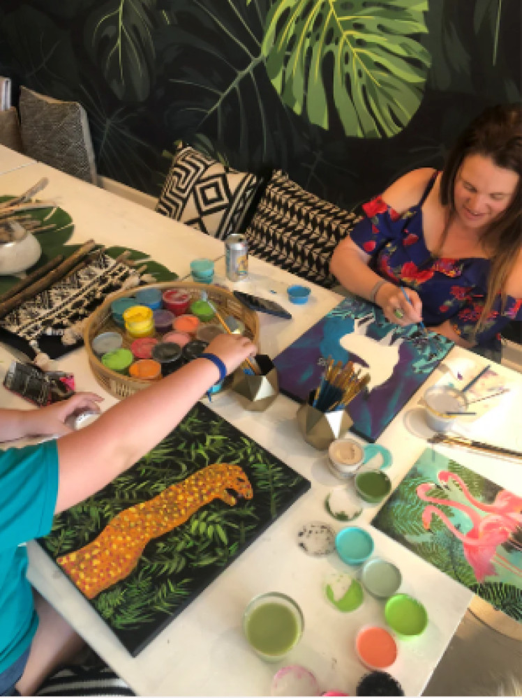Palette & Pour: A Wine Tasting and Painting Affair