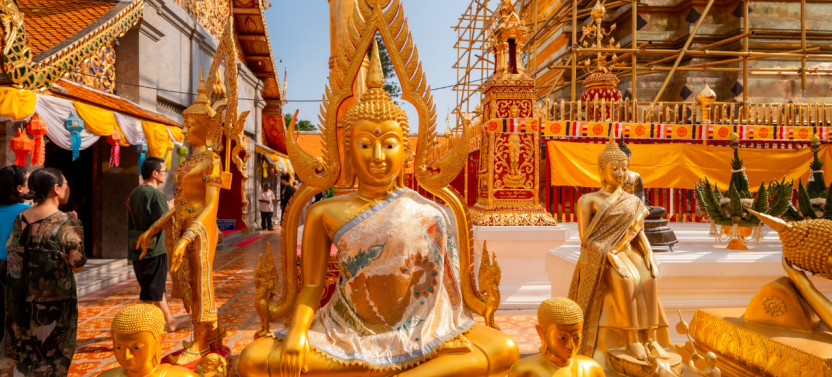 Private: Chiang Mai: Doi Suthep & Wat Pha Lat by Local Red 3:30PM