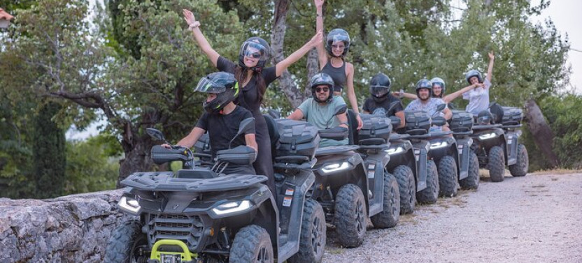 Private Split Walking Tour, Mountain Quad And Wine Adventure