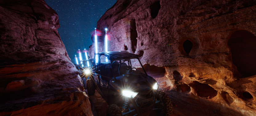 3 Hour Light the Night Private ATV Tour