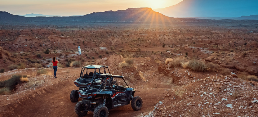 Early Morning Sunrise UTV Tour in Greater Zion
