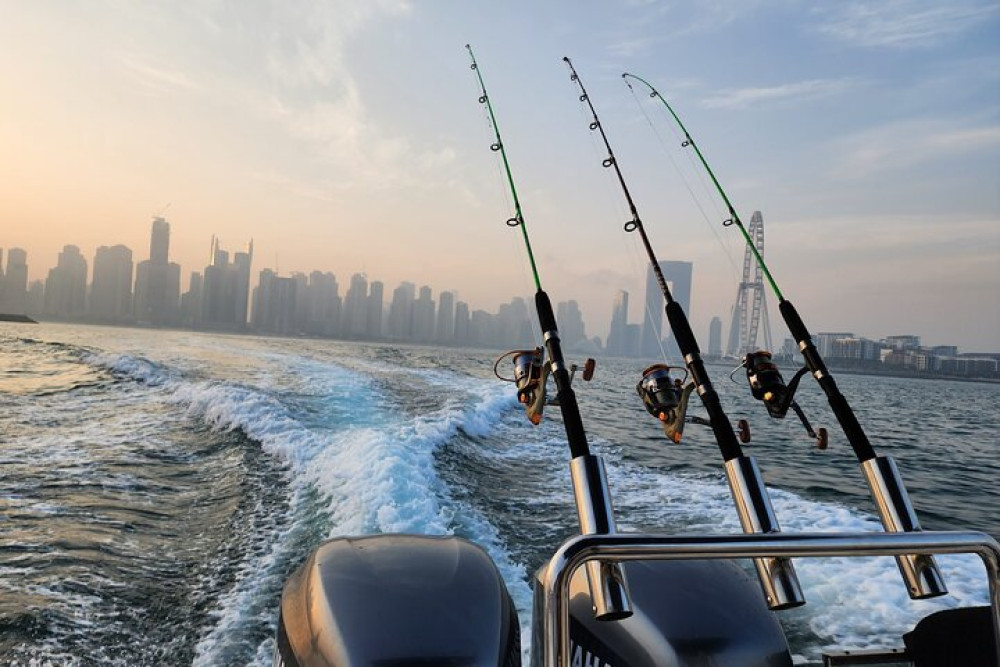 Private Dubai Deep Sea Fishing with BBQ of Catch - 6 Hours