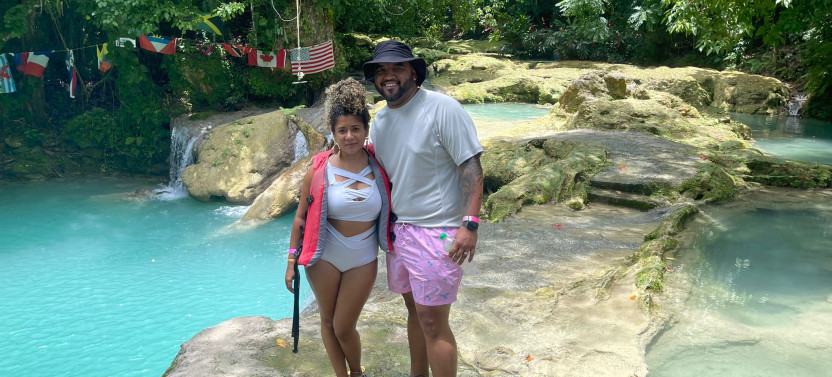 Private Blue Hole Secret Falls and Dunn’s River Falls