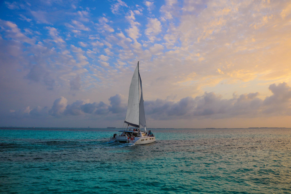 Cancun Luxury Sunset Sailing from Cancun Playa Mujeres Project