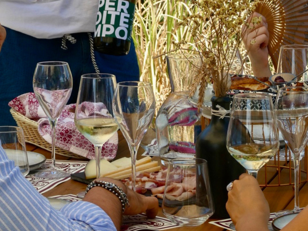 Small Group: Boutique Winery Tour, Wine Tasting, & Food Platter in Bologna