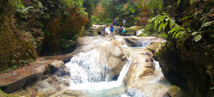 Irie Blue Hole & Jungle River Tubing Adventure Tour from Falmouth