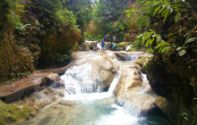 Irie Blue Hole & Jungle River Tubing Adventure Tour from Falmouth