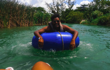 Irie Blue Hole & Jungle River Tubing Adventure Tour from Falmouth