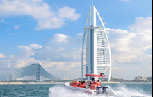 Dubai: Burj Al Arab & Palm Atlantis Speed Boat Tour for 90Minutes