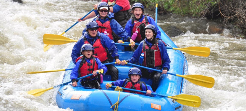 Beginner Whitewater Rafting on Historic Clear Creek near Denver