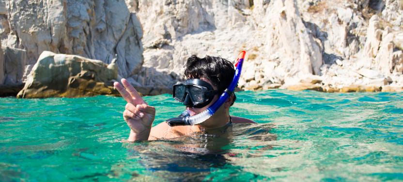 Glass Bottom Kayak & Snorkel at the Arch