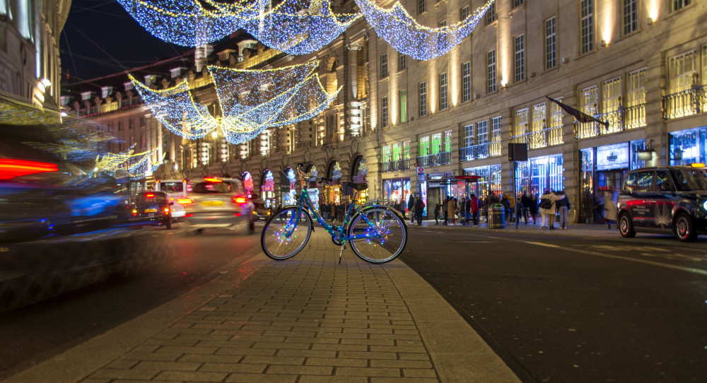 Christmas Lights Biking Tour London Project Expedition