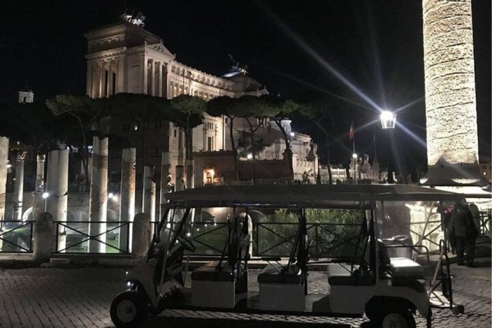 Golf Cart Tour with Rooftop Reservation