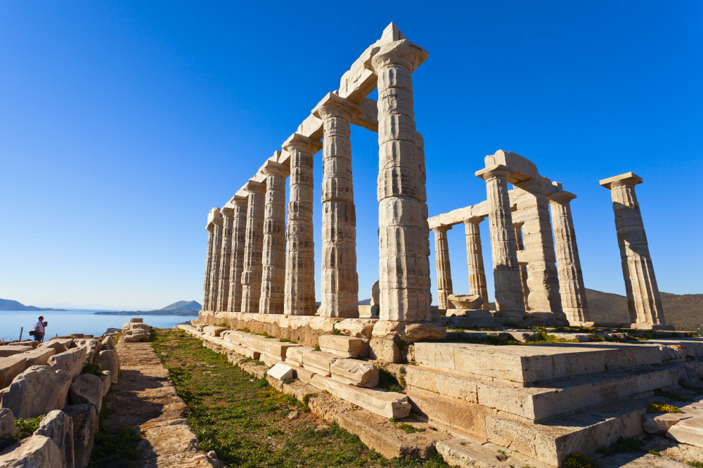 Cape Sounion in The Afternoon